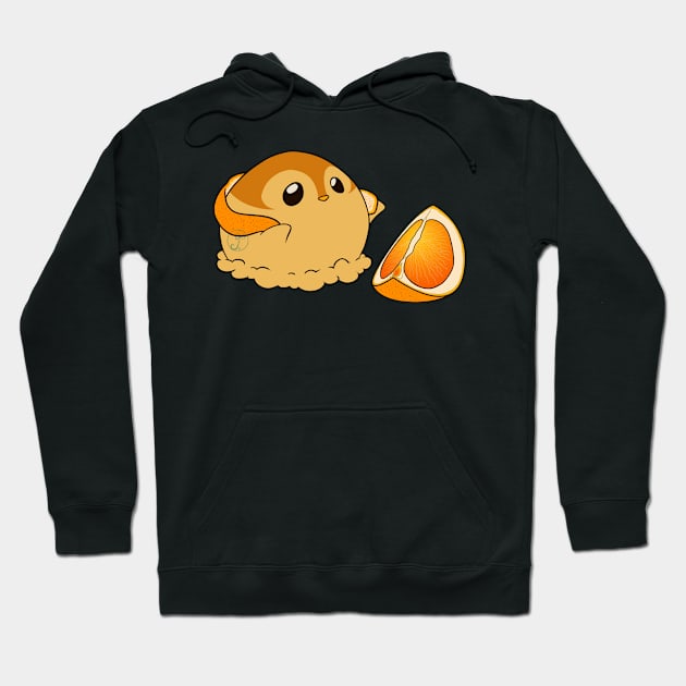 Penguinscoops - Orange Hoodie by JuditangeloZK